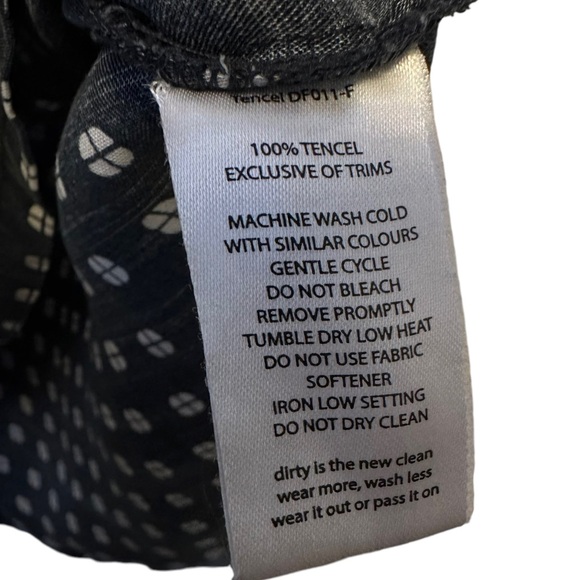 Toad & Co | Woven Zip Short Sleeve Dress Size S 100% Tencel - Picture 9 of 13